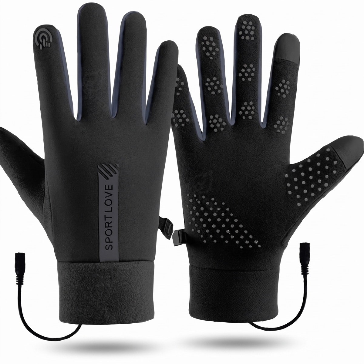 USB heated gloves - heating on both sides of the hands, 3 levels