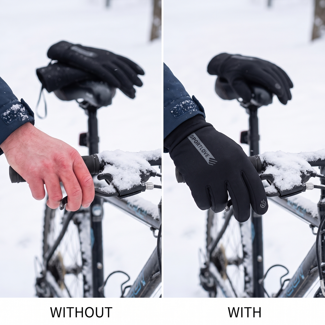 USB heated gloves - heating on both sides of the hands, 3 levels