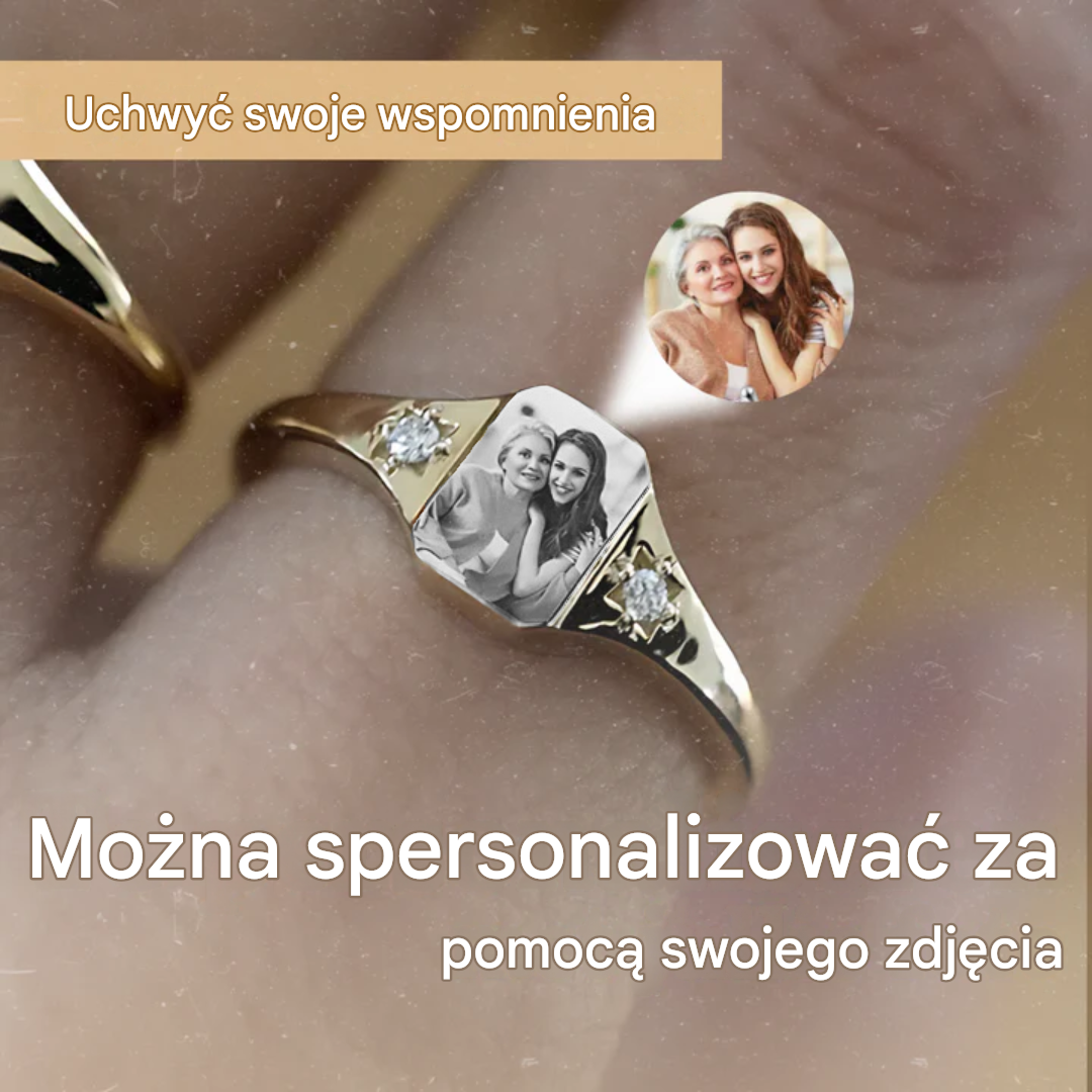 Amovira – pierścionek ze zdjęciem | kamień urodzenia