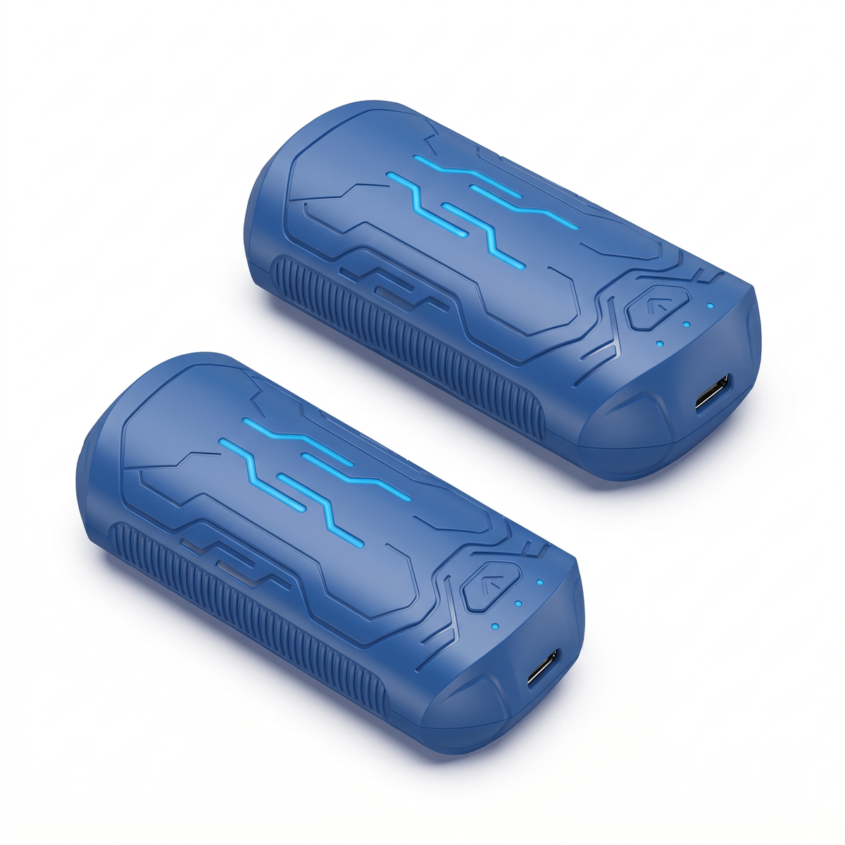Hand warmers, 2 pcs, 3000 mAh - USB charging, 3 levels, up to 20 h