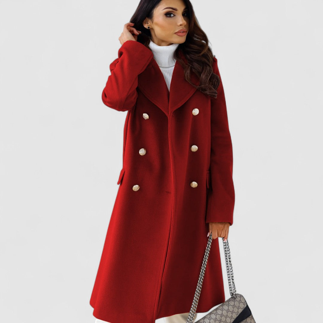 Damski Długi Trencz | Zimowy