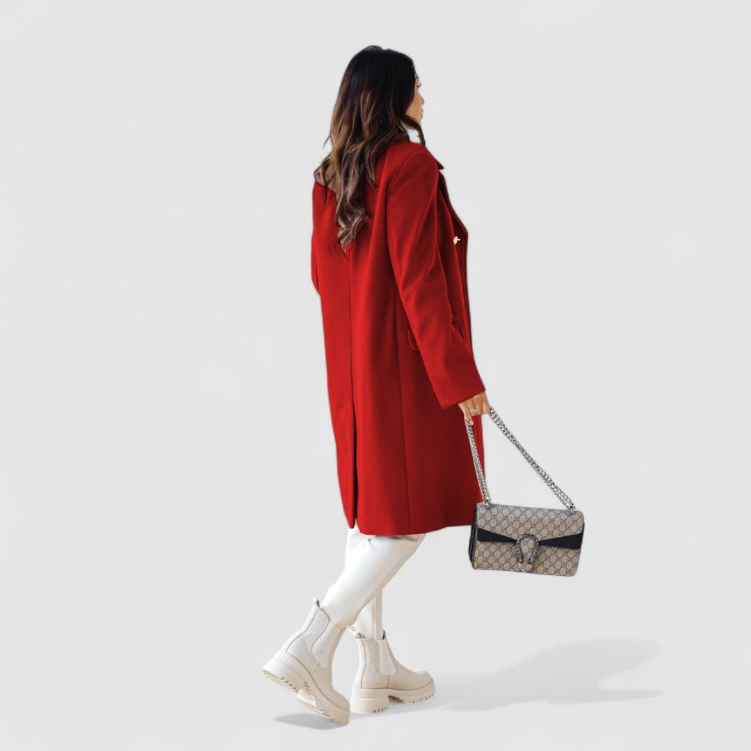 Damski Długi Trencz | Zimowy