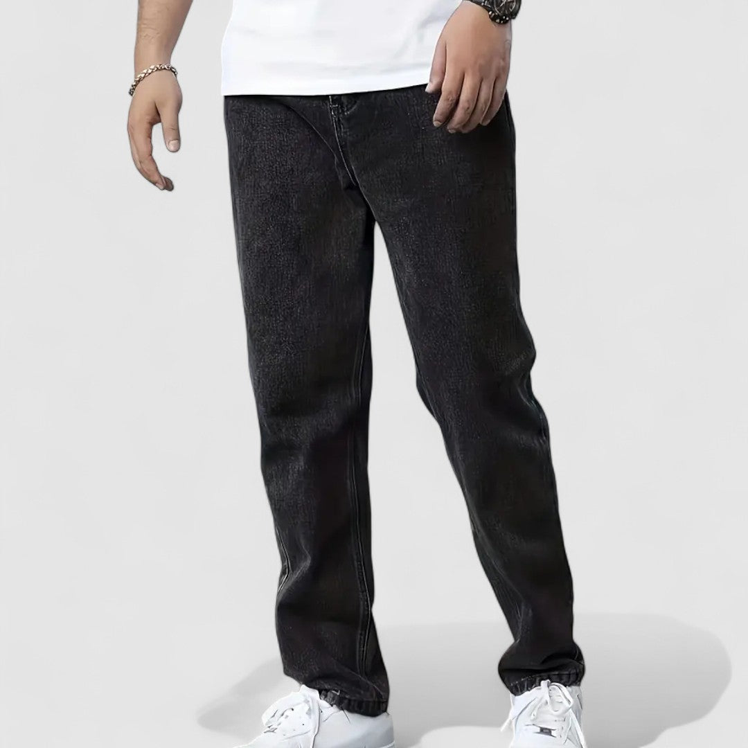 Męskie Jeansy Codzienne | Prosta Noga