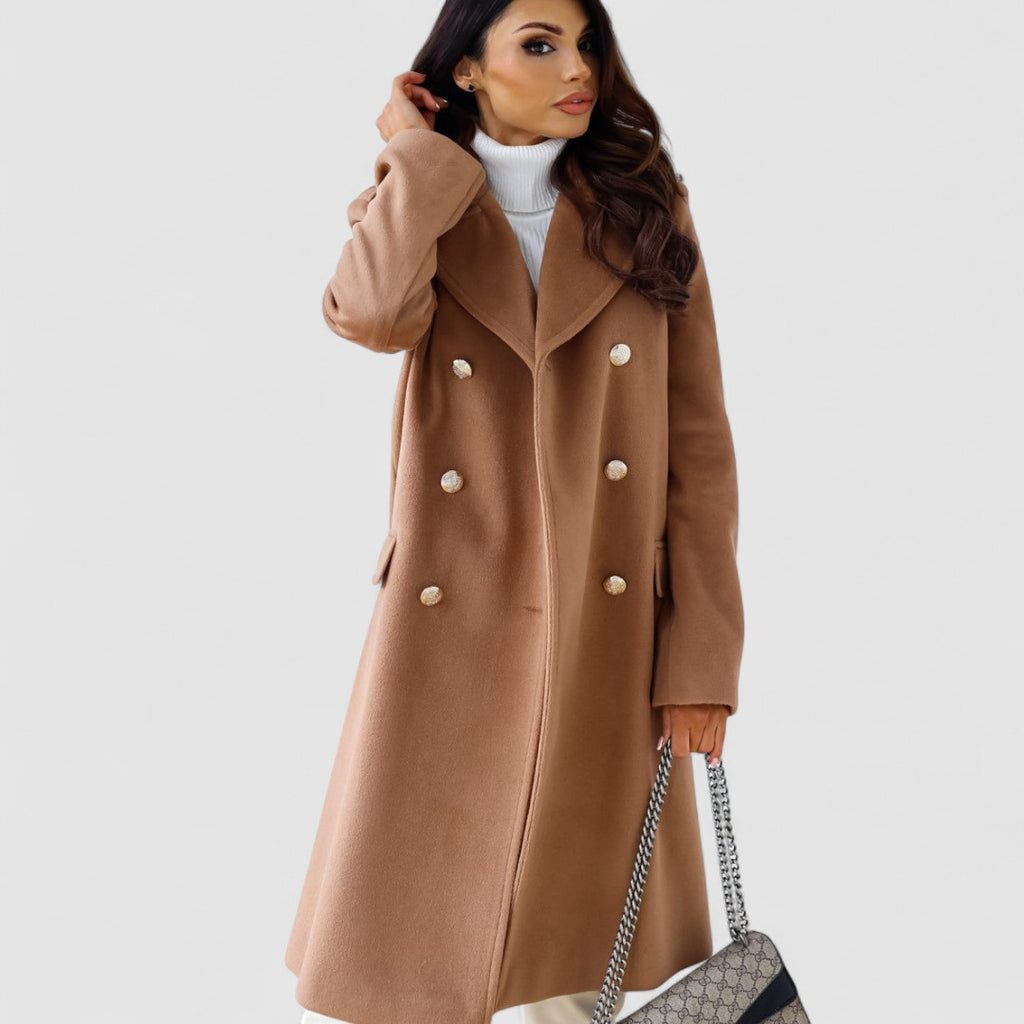 Damski Długi Trencz | Zimowy