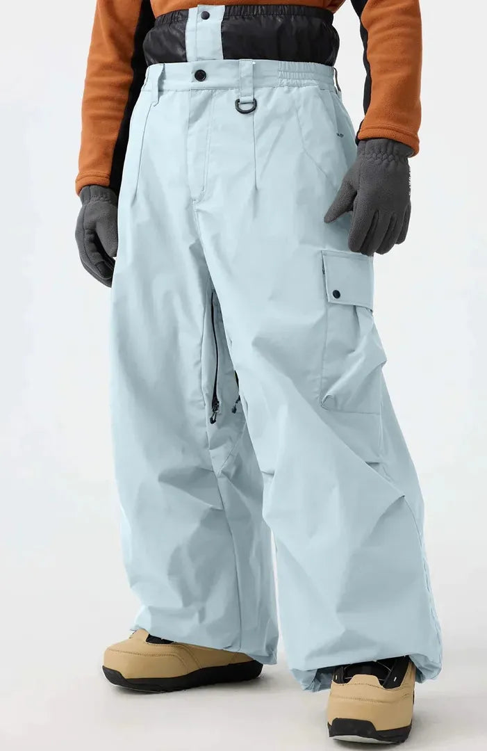 Unisex Spodnie Cargo Snowboardowe – Luźne Spodnie Śniegowe
