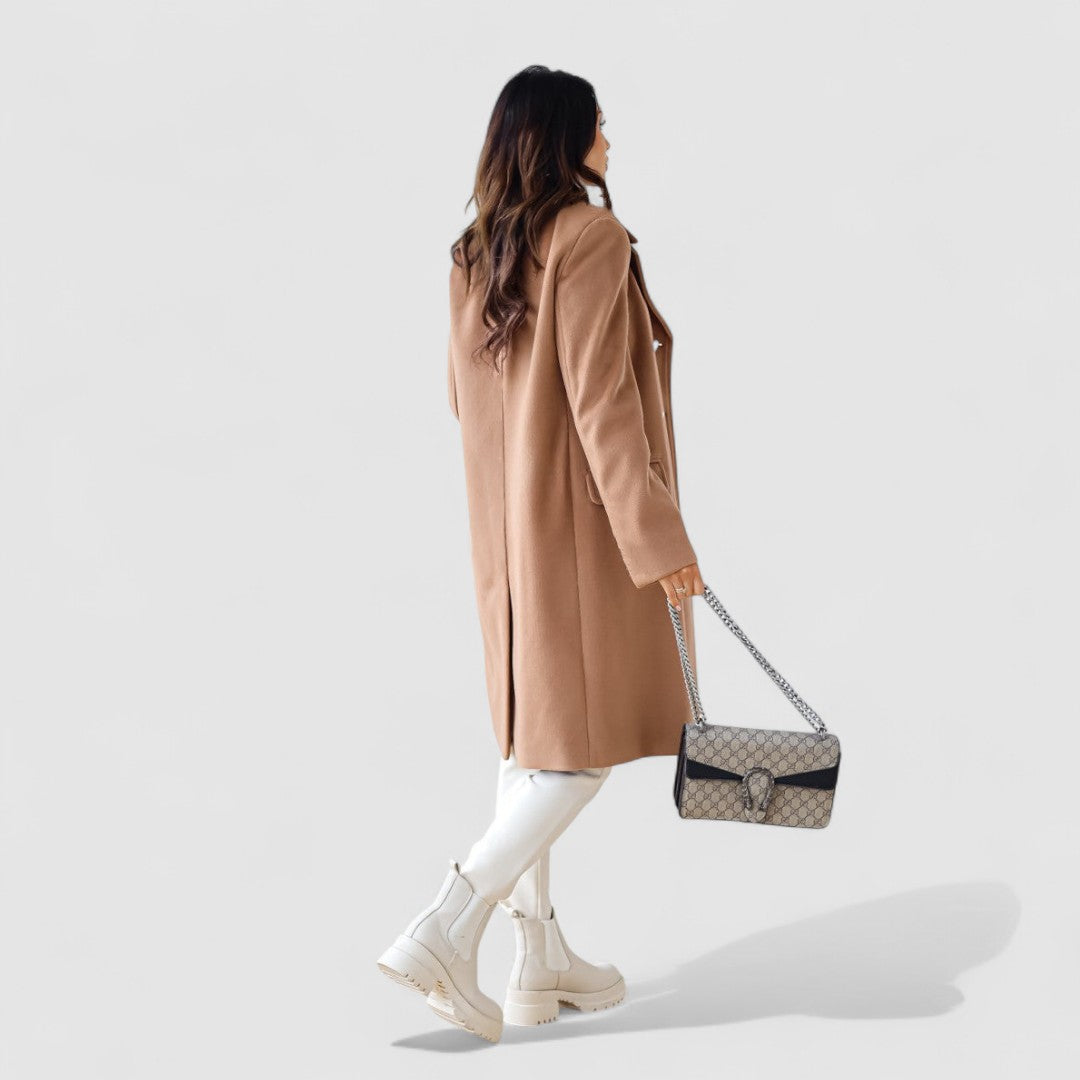 Damski Długi Trencz | Zimowy