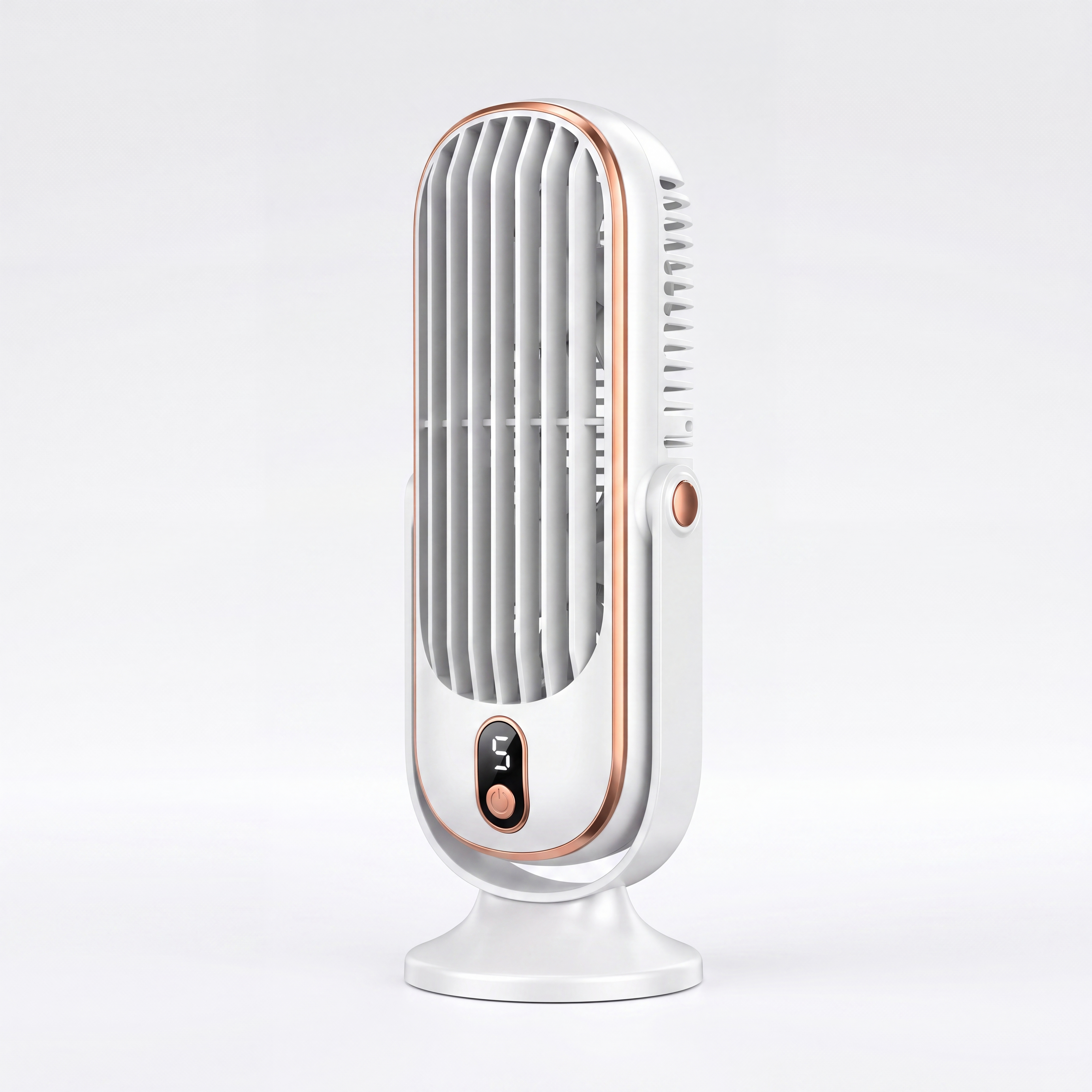 Wentiq white portable USB desk fan, clean studio photo