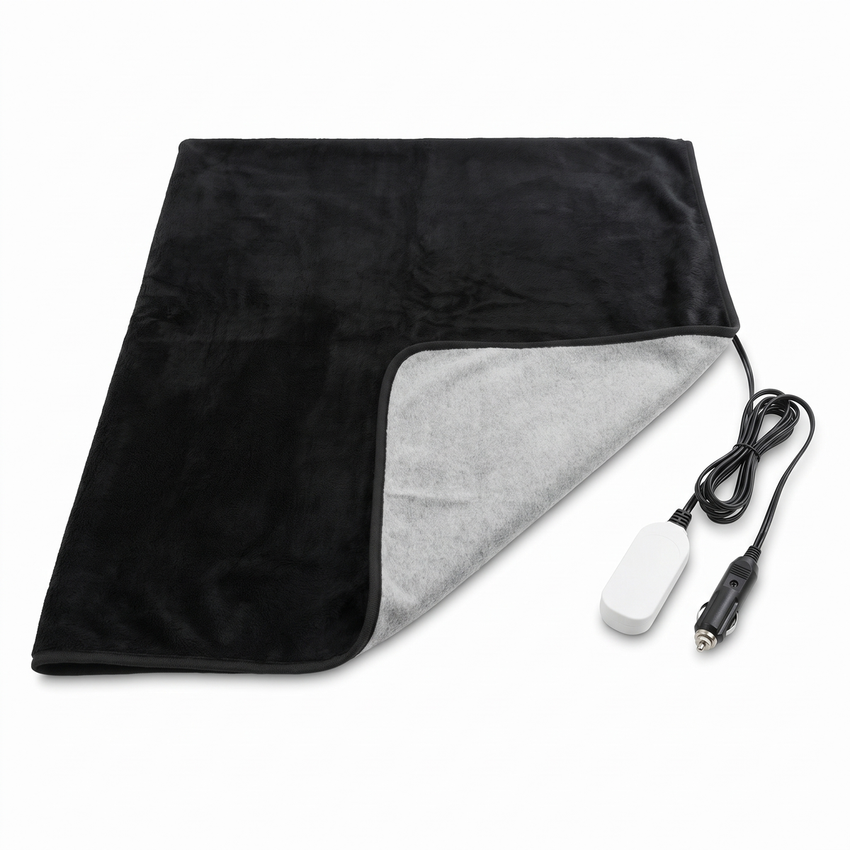 12 V heated car blanket - 9 heat levels, 2/8/12 h timer