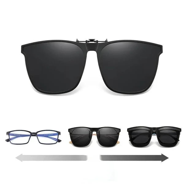 SunGuard | Polarized Clip-On for Prescription Glasses