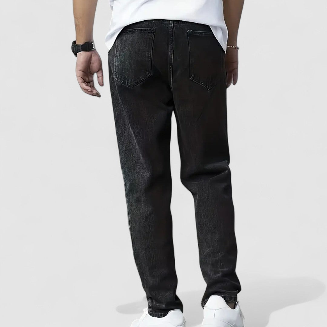 Męskie Jeansy Codzienne | Prosta Noga