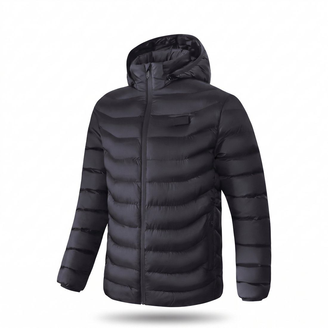 Men's heated jacket, 24 zones - hood, 3 heat levels, USB