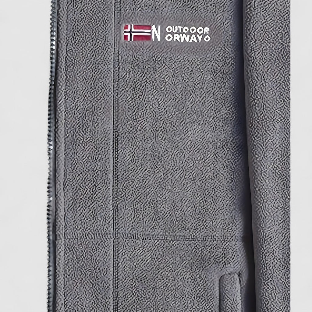 Męska Polarowa Kurtka Z Kołnierzem | Outdoor