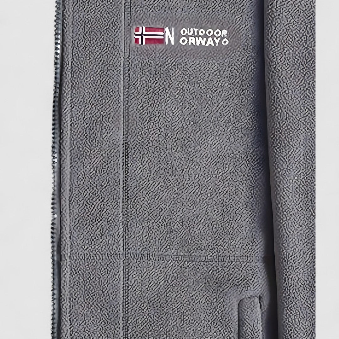 Męska Polarowa Kurtka Z Kołnierzem | Outdoor