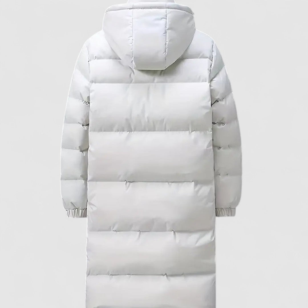 Długi Damski Płaszcz Puchowy | Stylowy