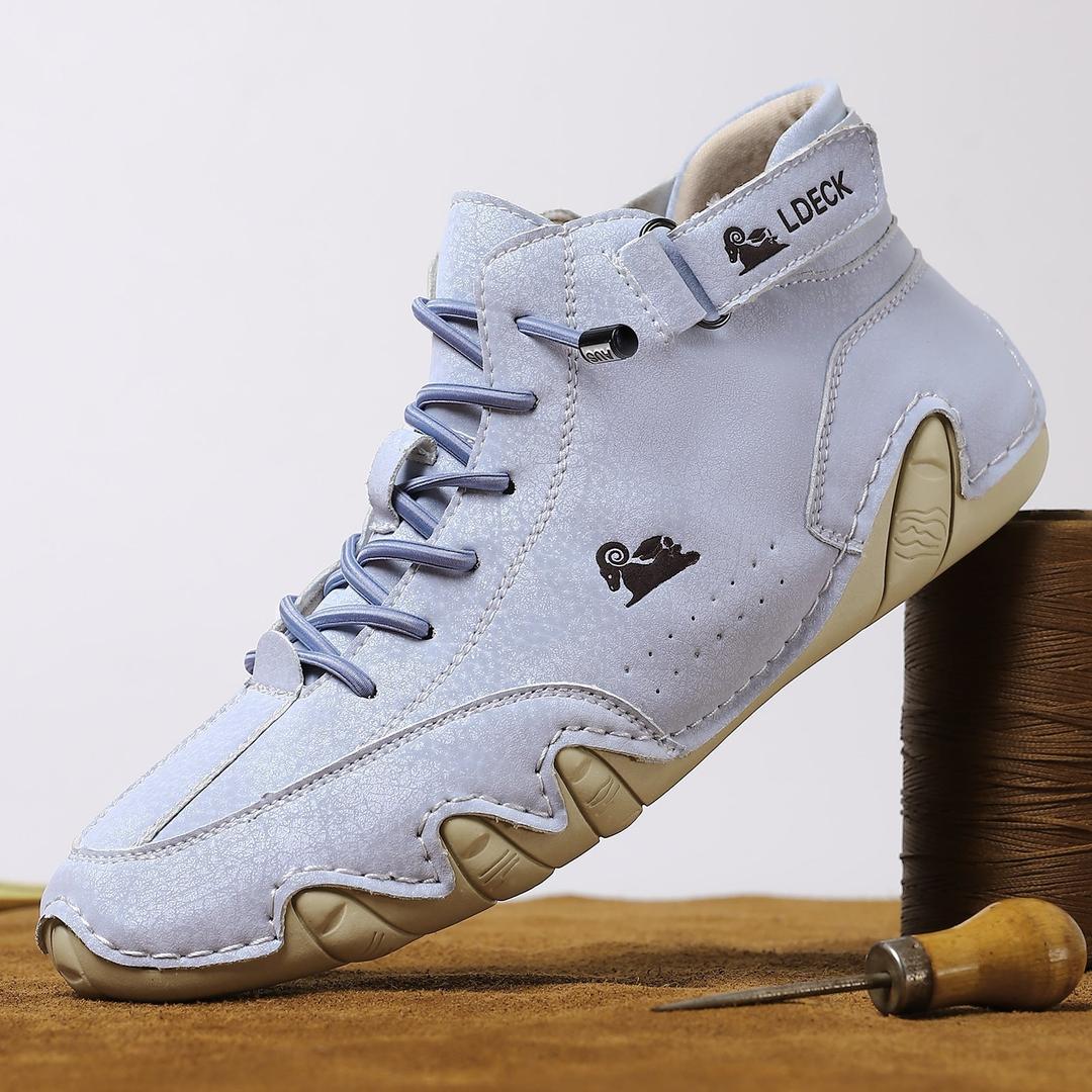 Unisex skórzane buty barefoot ze sznurowaniem