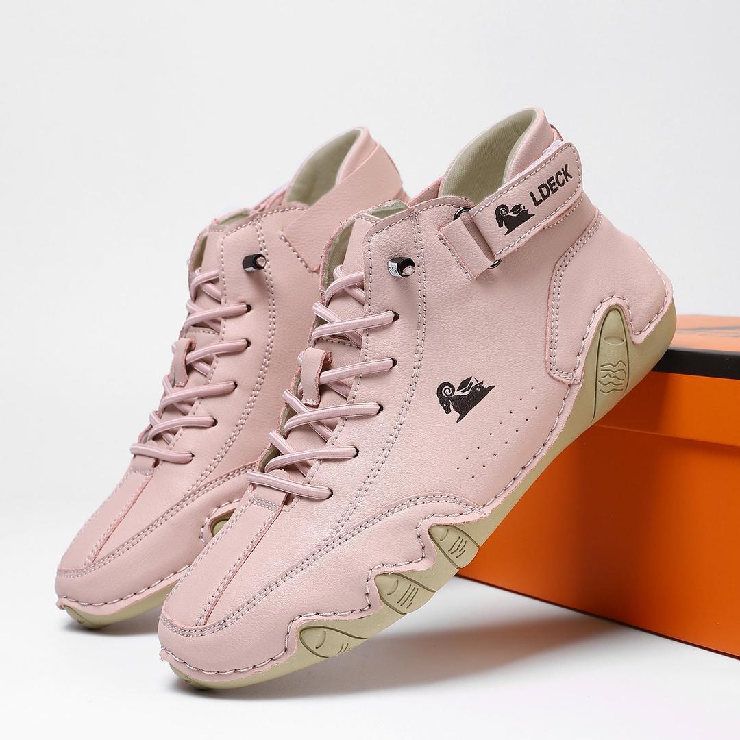 Unisex skórzane buty barefoot ze sznurowaniem