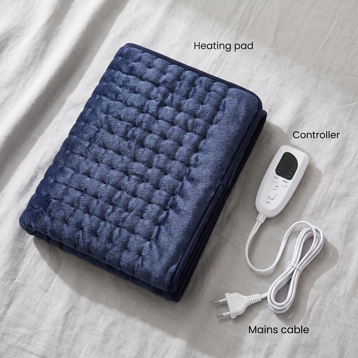 Heated pad XL 84 x 43 cm - 6 levels, auto shut-off, 120 W