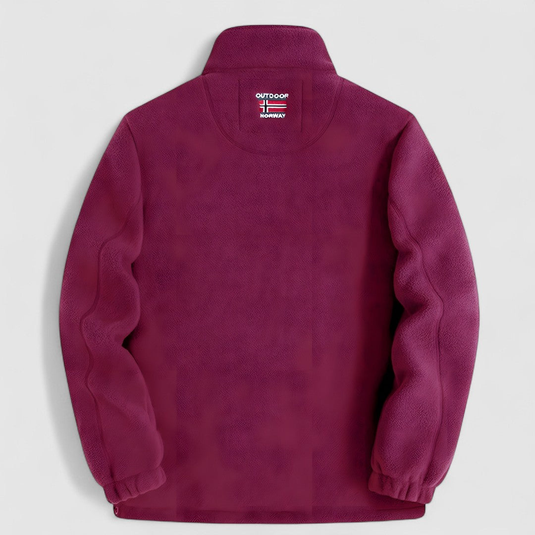 Męska Polarowa Kurtka Z Kołnierzem | Outdoor