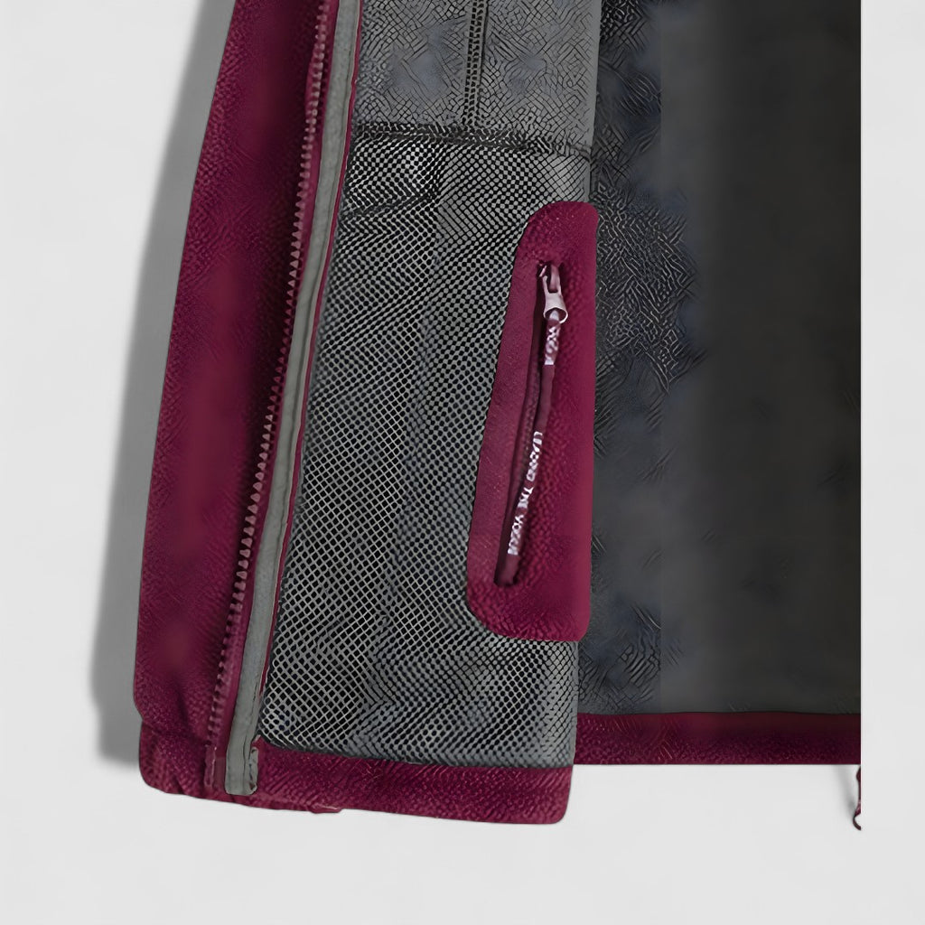 Męska Polarowa Kurtka Z Kołnierzem | Outdoor