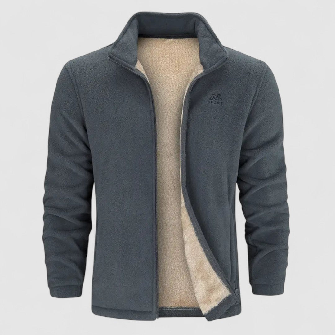 Ocieplana Polarowa Kurtka Dla Mężczyzn | Zimowa