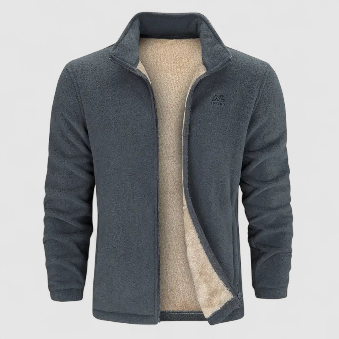 Ocieplana Polarowa Kurtka Dla Mężczyzn | Zimowa