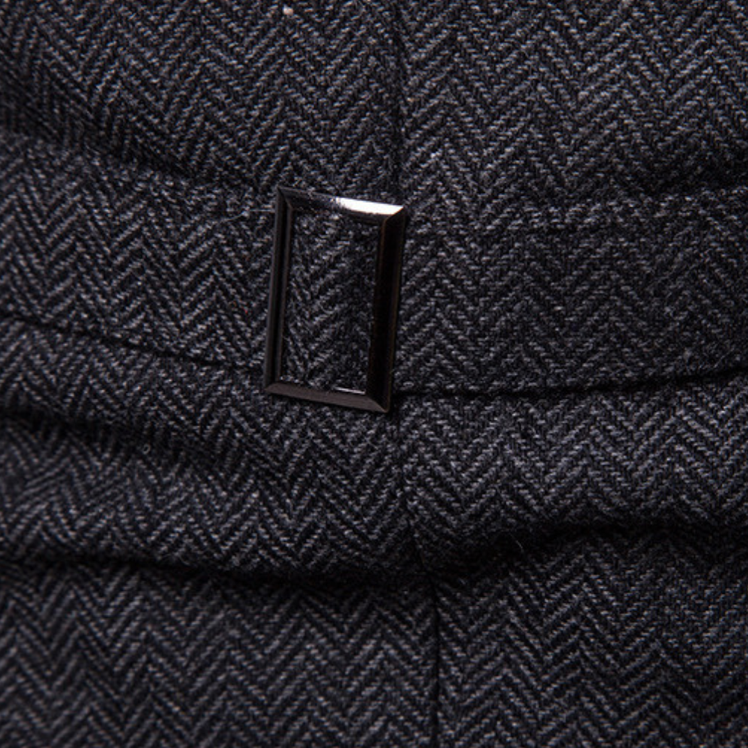 Męska Vintage Kamizelka Z Guzikami | Bez Rękawów