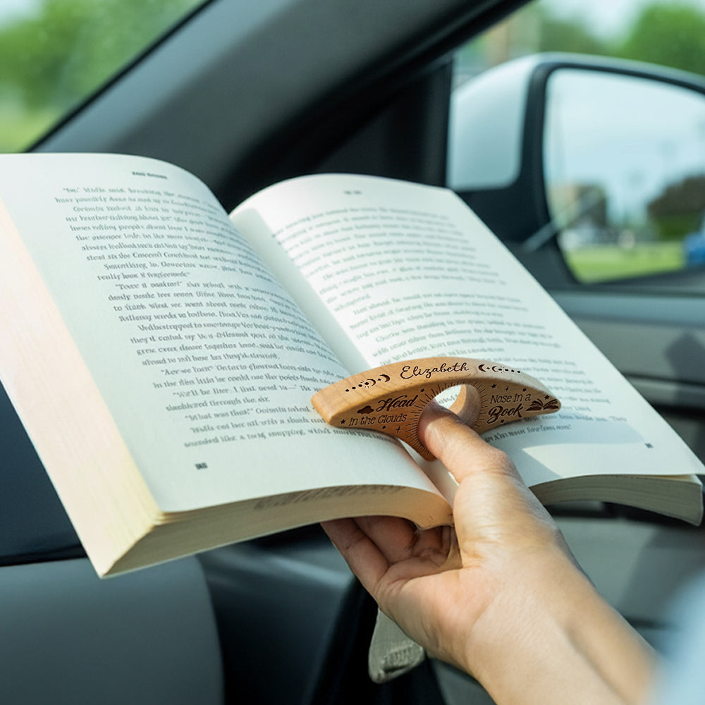 BookLover – Grawerowany Drewniany Uchwyt Do Książki