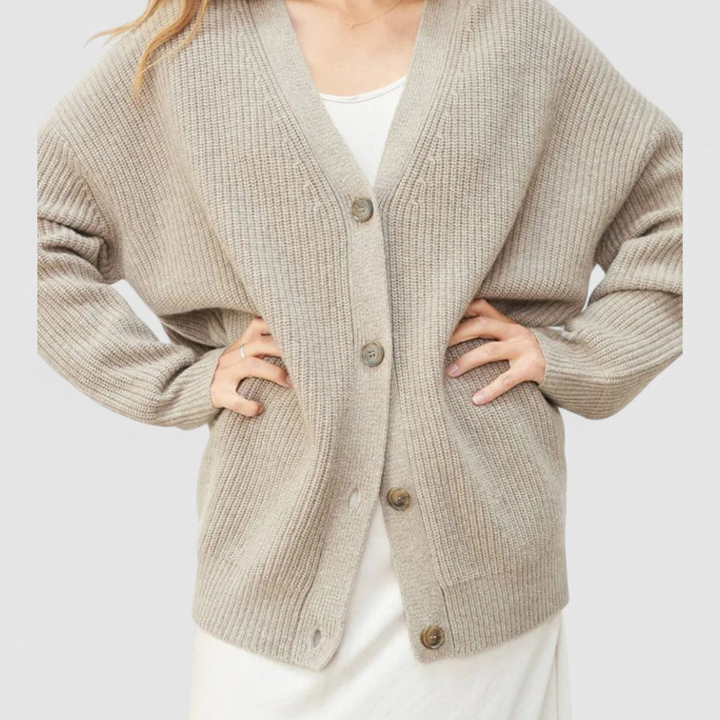 Kardigan Damski Z Zapięciem Na Guziki | Duży