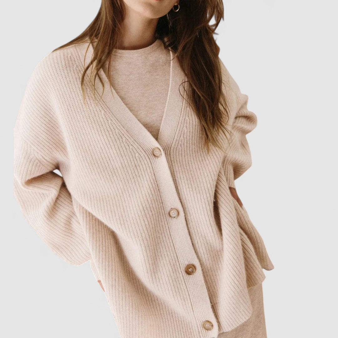 Kardigan Damski Z Zapięciem Na Guziki | Duży