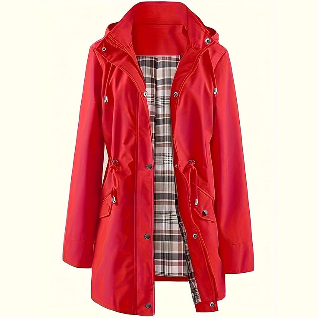 Damska Casualowa Długa Kurtka Zimowa | Na Zamek