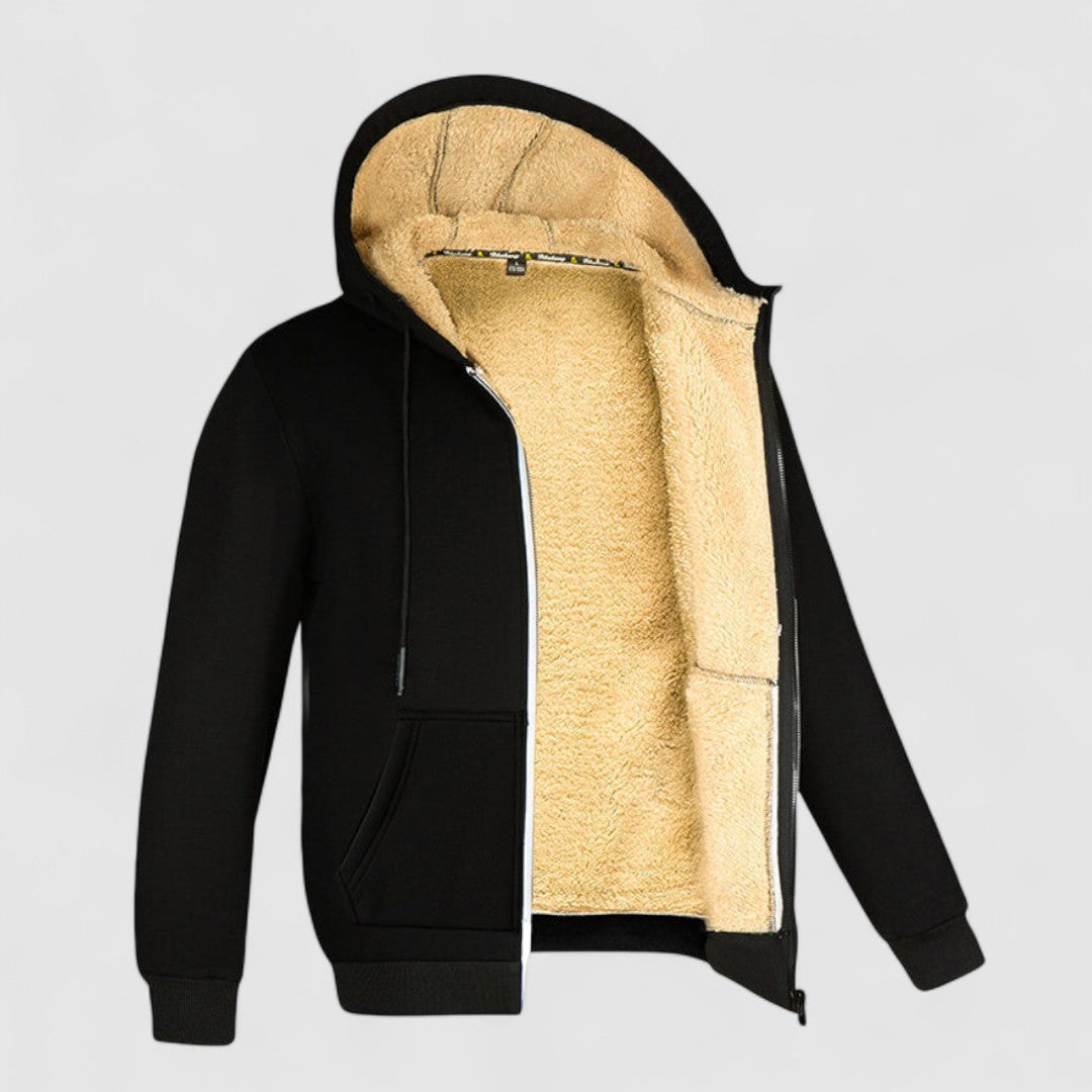 Polarowa Kurtka Dla Mężczyzn | Z Futrzaną Podszewką