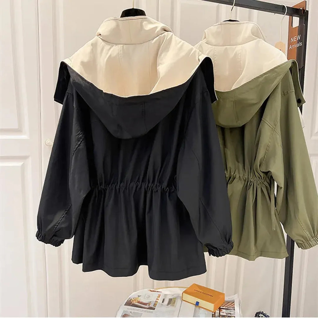 Damska Nowoczesna Kurtka Zimowa | Na Zamek