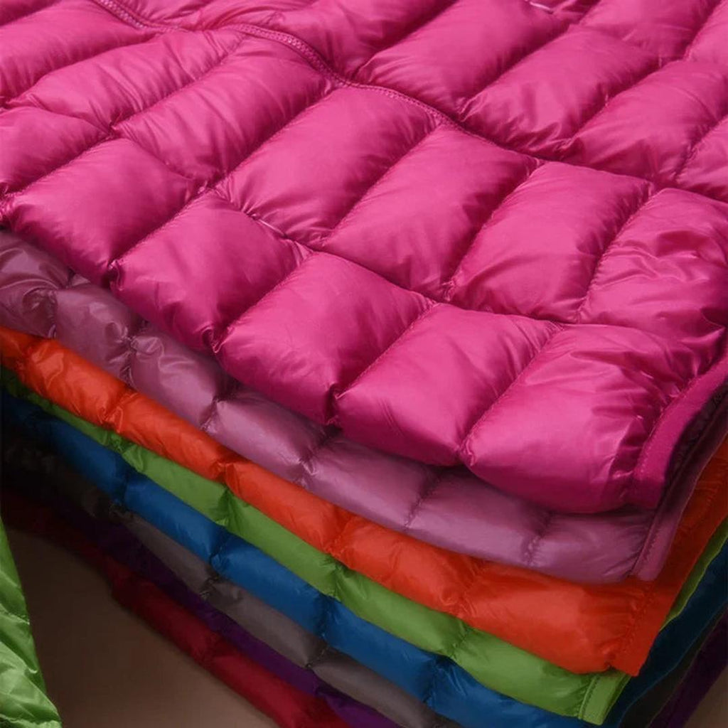 Damska Kurtka Puchowa Na Zamek | Zimowa