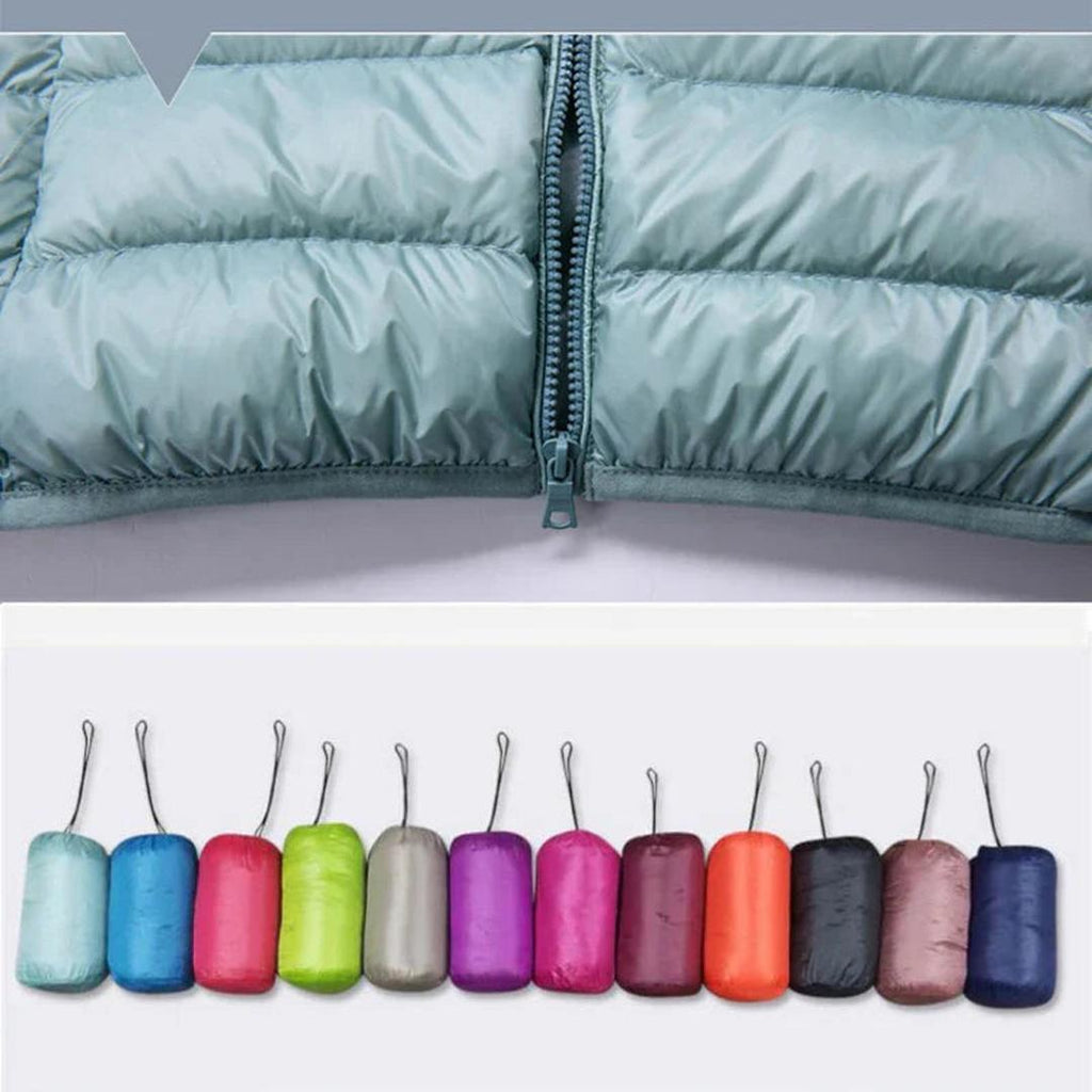 Damska Kurtka Puchowa Na Zamek | Zimowa