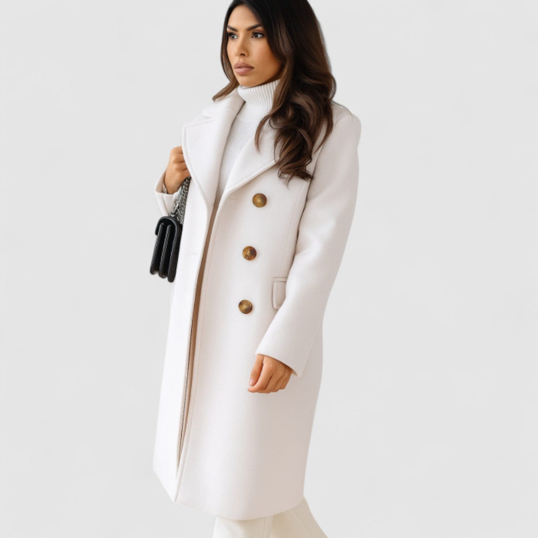 Damski Długi Trencz | Zimowy