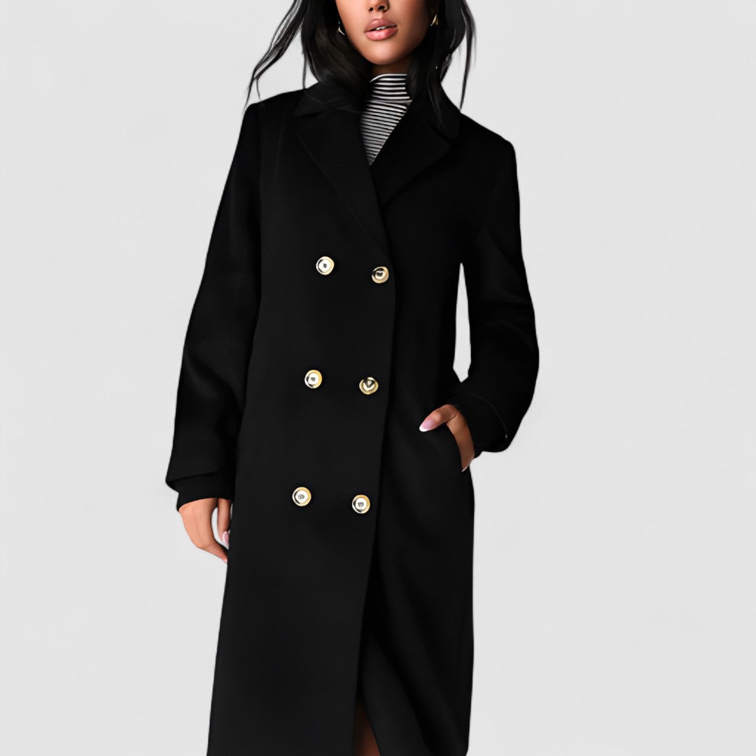 Damski Długi Trencz | Zimowy