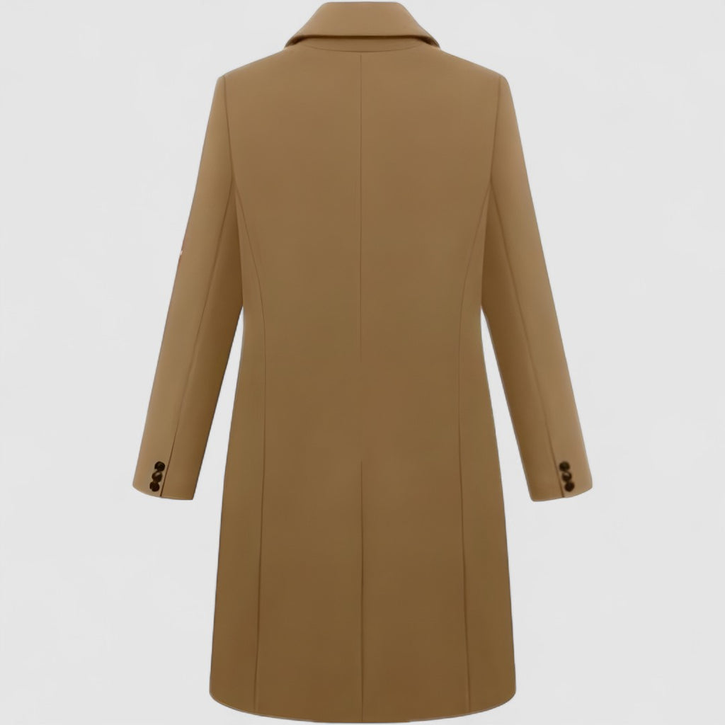 Stylowy Damski Zimowy Trencz | Długi