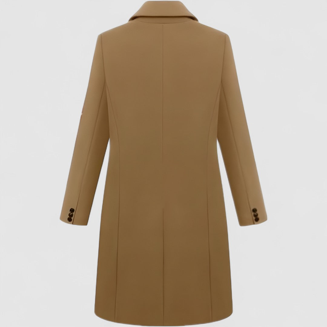 Stylowy Damski Zimowy Trencz | Długi