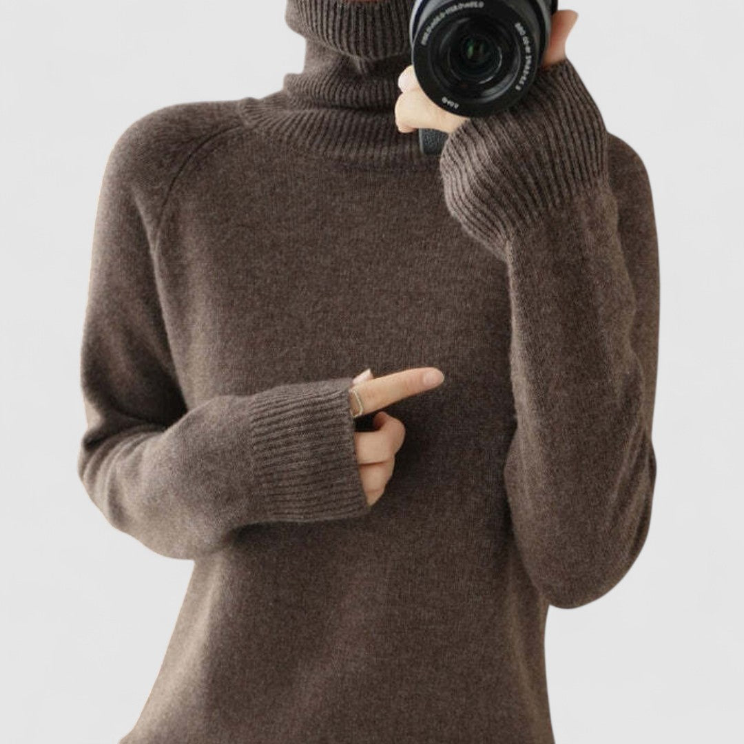 Damski Zimowy Golf | Długi Rękaw