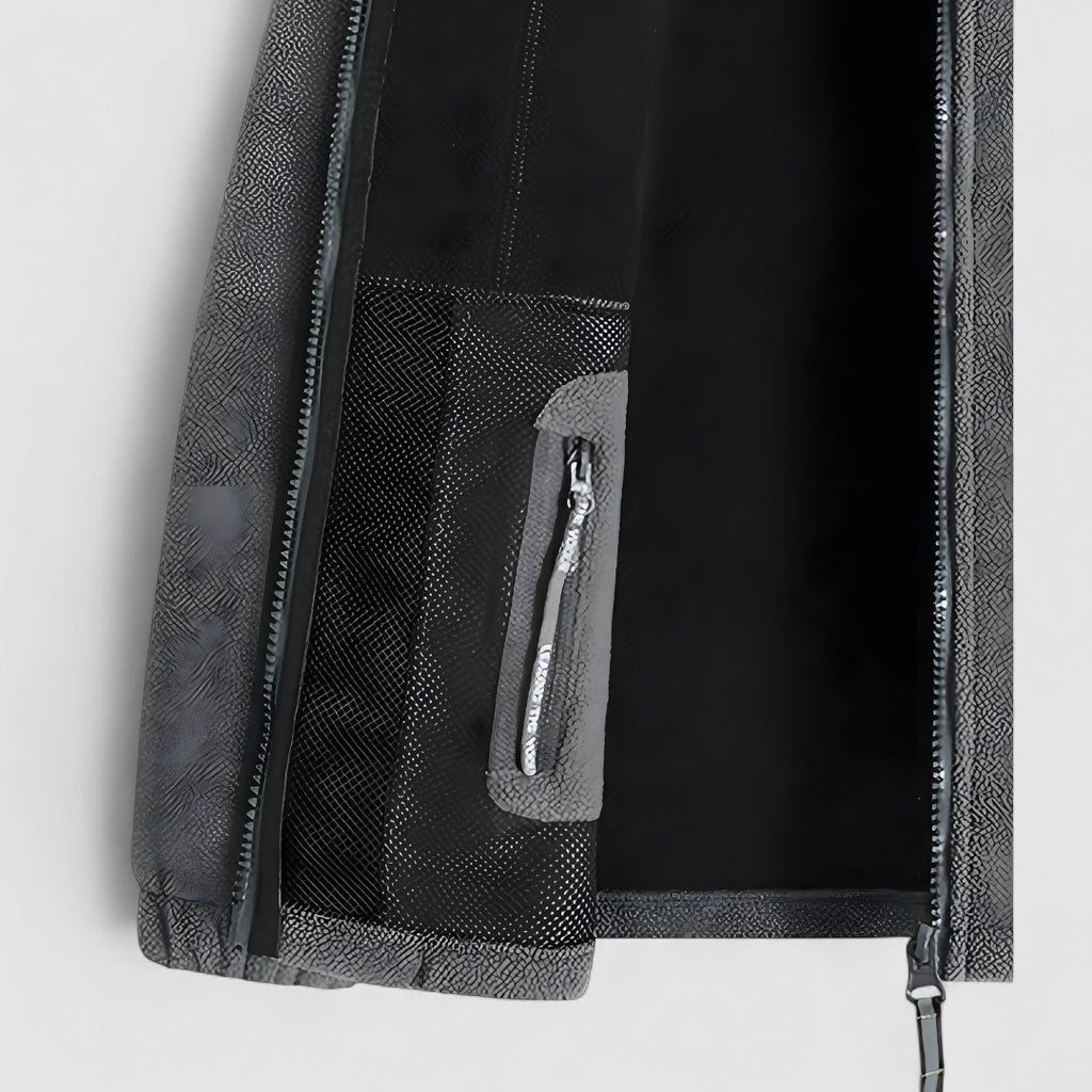 Męska Polarowa Kurtka Z Kołnierzem | Outdoor