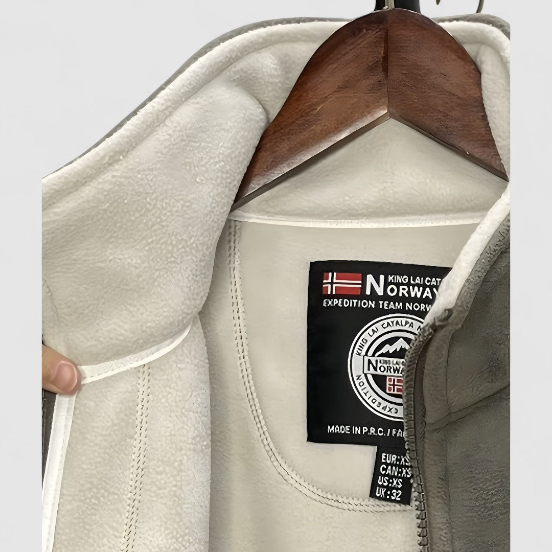 Męska Polarowa Kurtka Z Kołnierzem | Outdoor