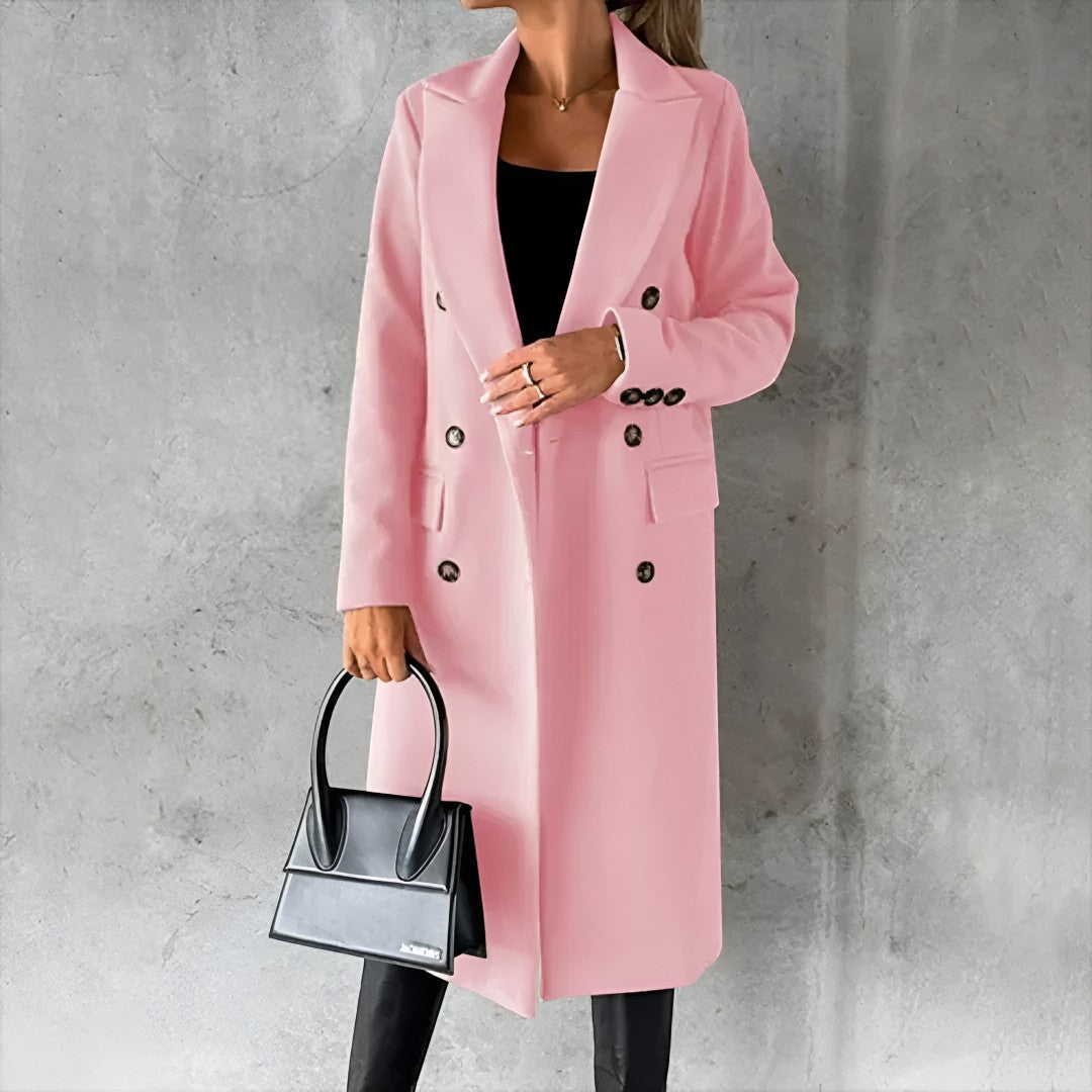 Damski Długi Zimowy Trencz | Codzienny