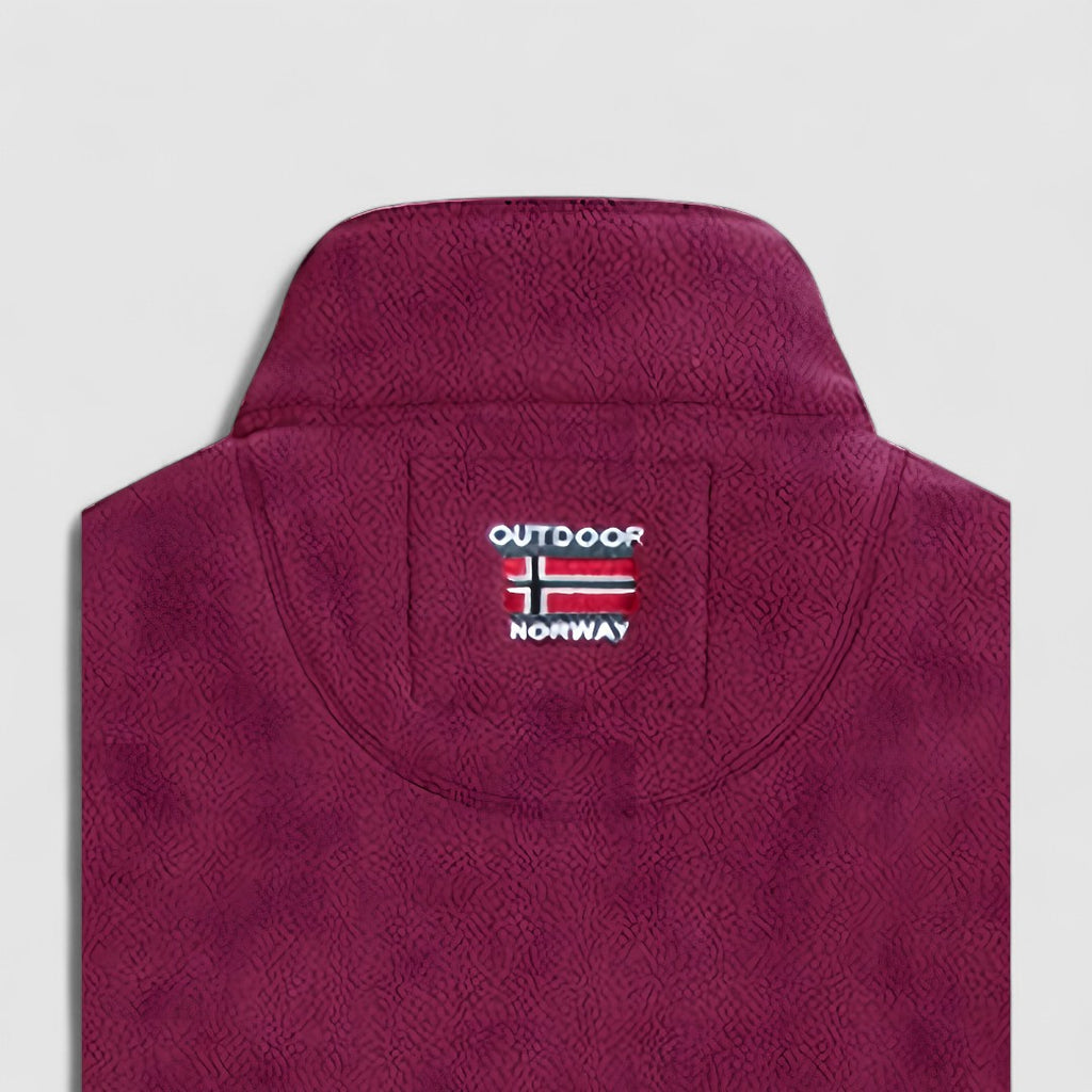 Męska Polarowa Kurtka Z Kołnierzem | Outdoor