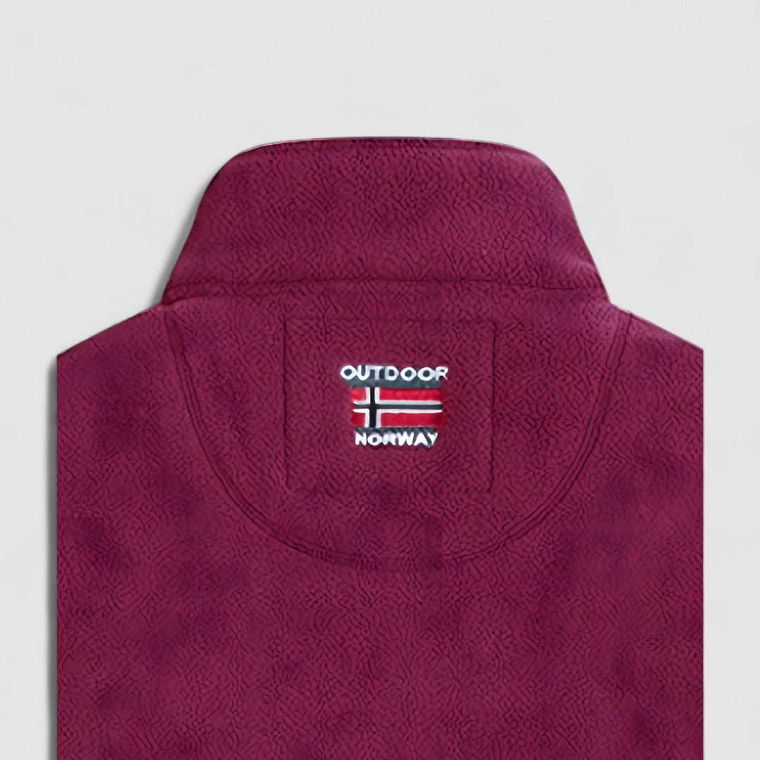 Męska Polarowa Kurtka Z Kołnierzem | Outdoor