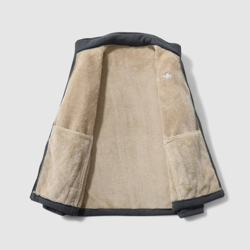 Ocieplana Polarowa Kurtka Dla Mężczyzn | Zimowa