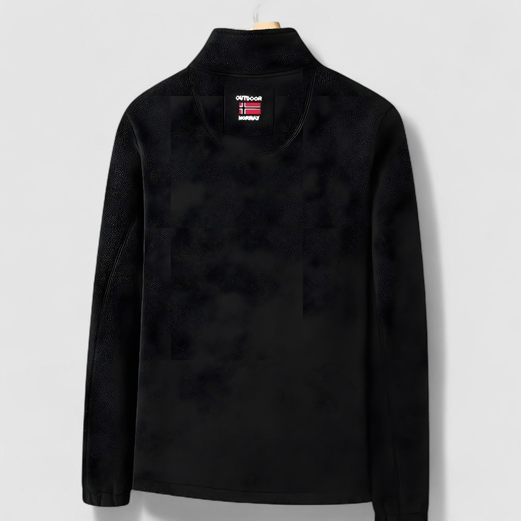 Męska Polarowa Kurtka Z Kołnierzem | Outdoor