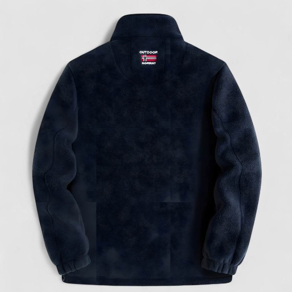 Męska Polarowa Kurtka Z Kołnierzem | Outdoor