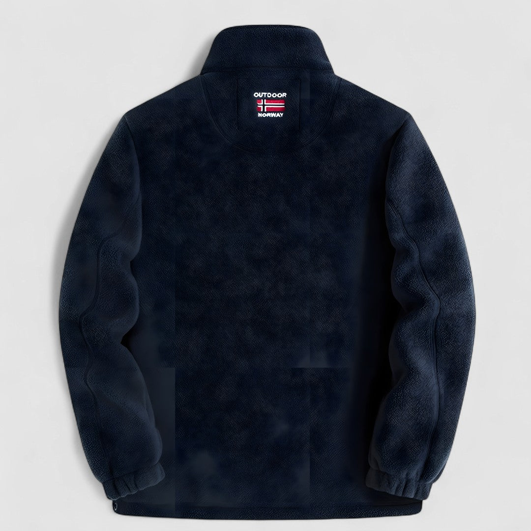 Męska Polarowa Kurtka Z Kołnierzem | Outdoor