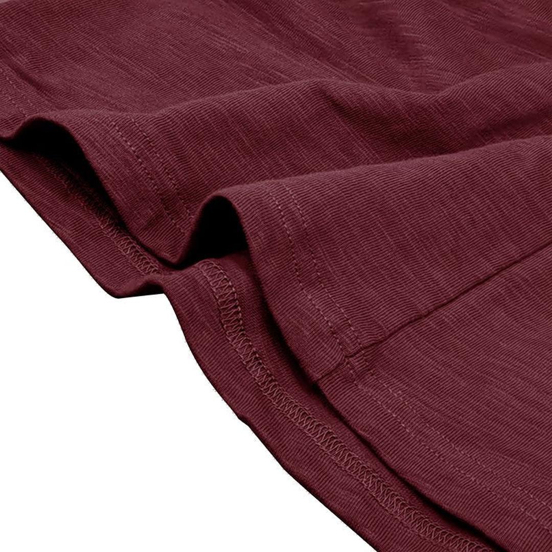 Koszula typu henley z długim rękawem i listwą guzikową