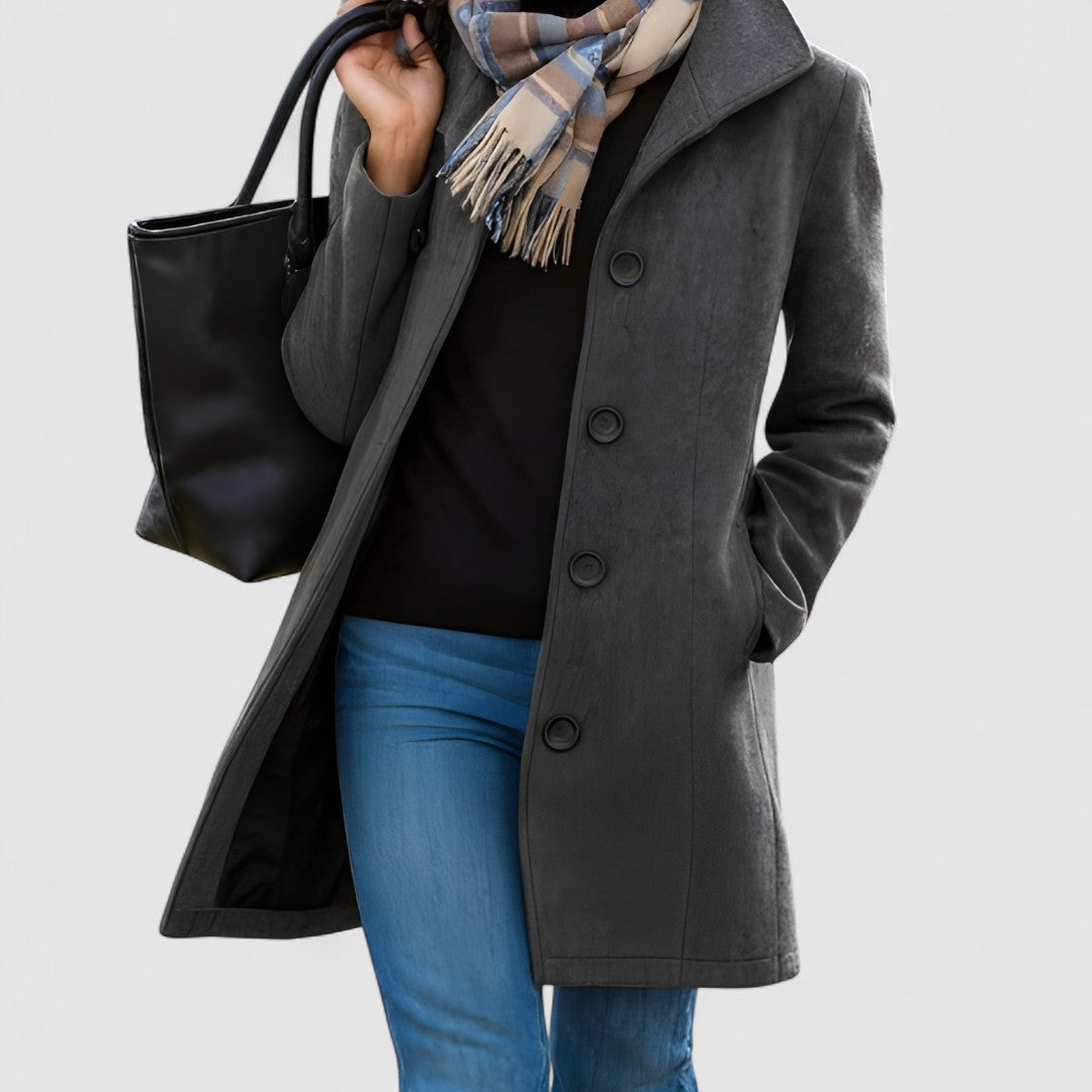 Damski Długi Trencz | Na Zimę